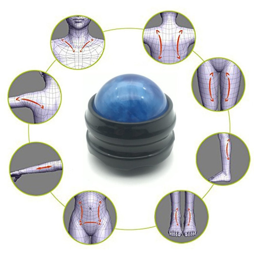EliteFreeze Precision Massage Roller: Hand-Held Resin Muscle Ice Compress for Targeted Relief by EliteRecoveryHub