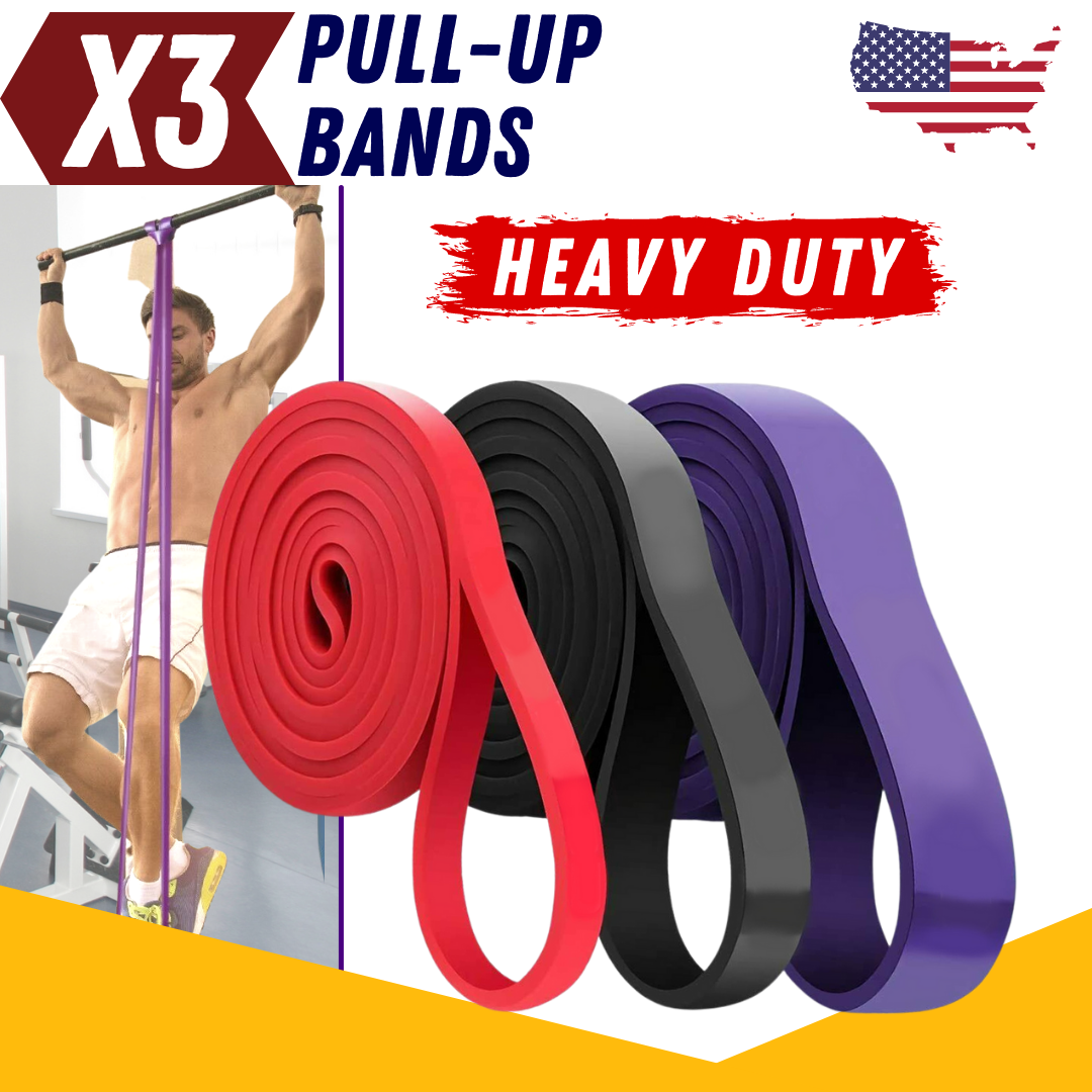 PowerFlex Resistance Bands: Heavy-Duty Workout Set for Gym, Exercise, and Fitness - Crafted by EliteRecoveryHub